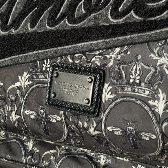 Dolce and Gabbana Sicilia Amore Patch Crown Bee Backpack (RARE-Runway Piece) - Picture 10 of 14